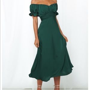 Forest Green Maxi Dress
